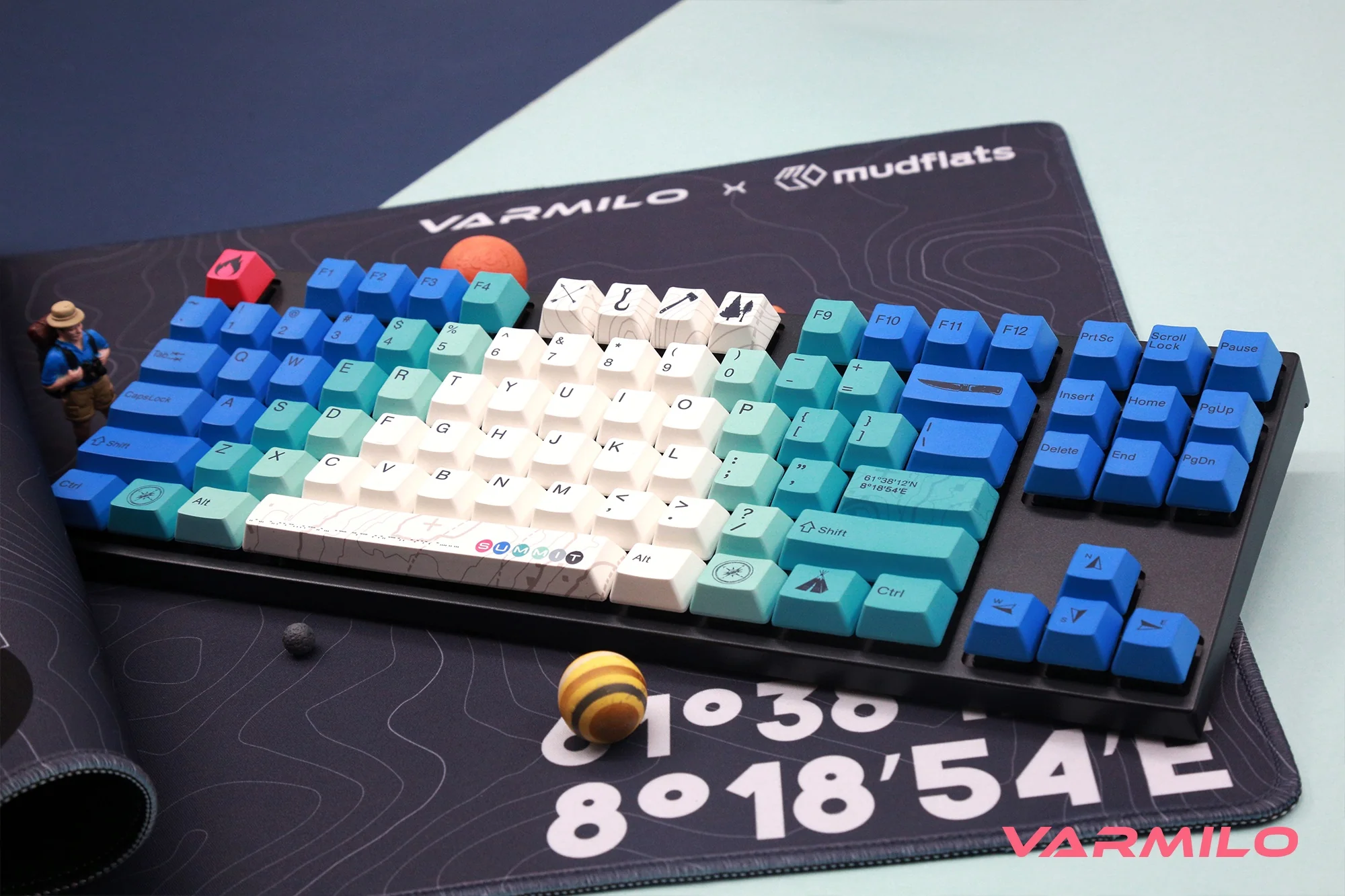 Varmilo MA87M Summit R2 White LED TKL Dye Sub PBT Mechanical Keyboard - Image 2