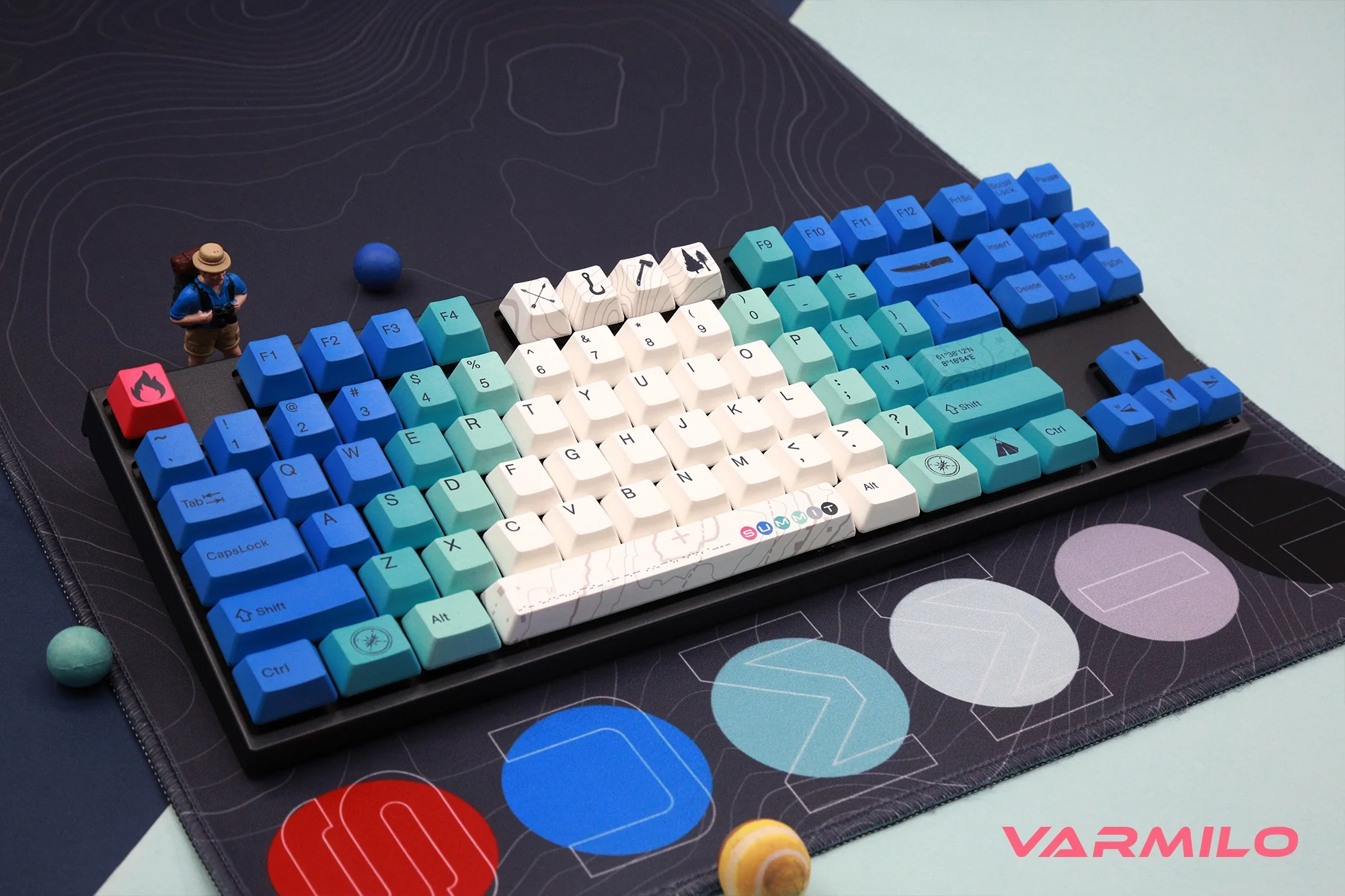 Varmilo MA87M Summit R2 White LED TKL Dye Sub PBT Mechanical Keyboard - Image 3