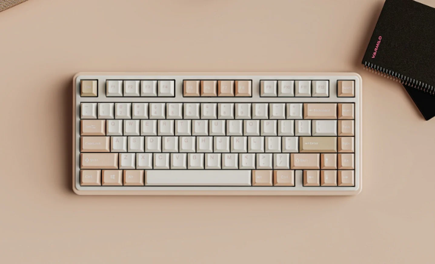 Varmilo Minilo VXH81 Mendozae 75% Hotswap White LED Keyboard