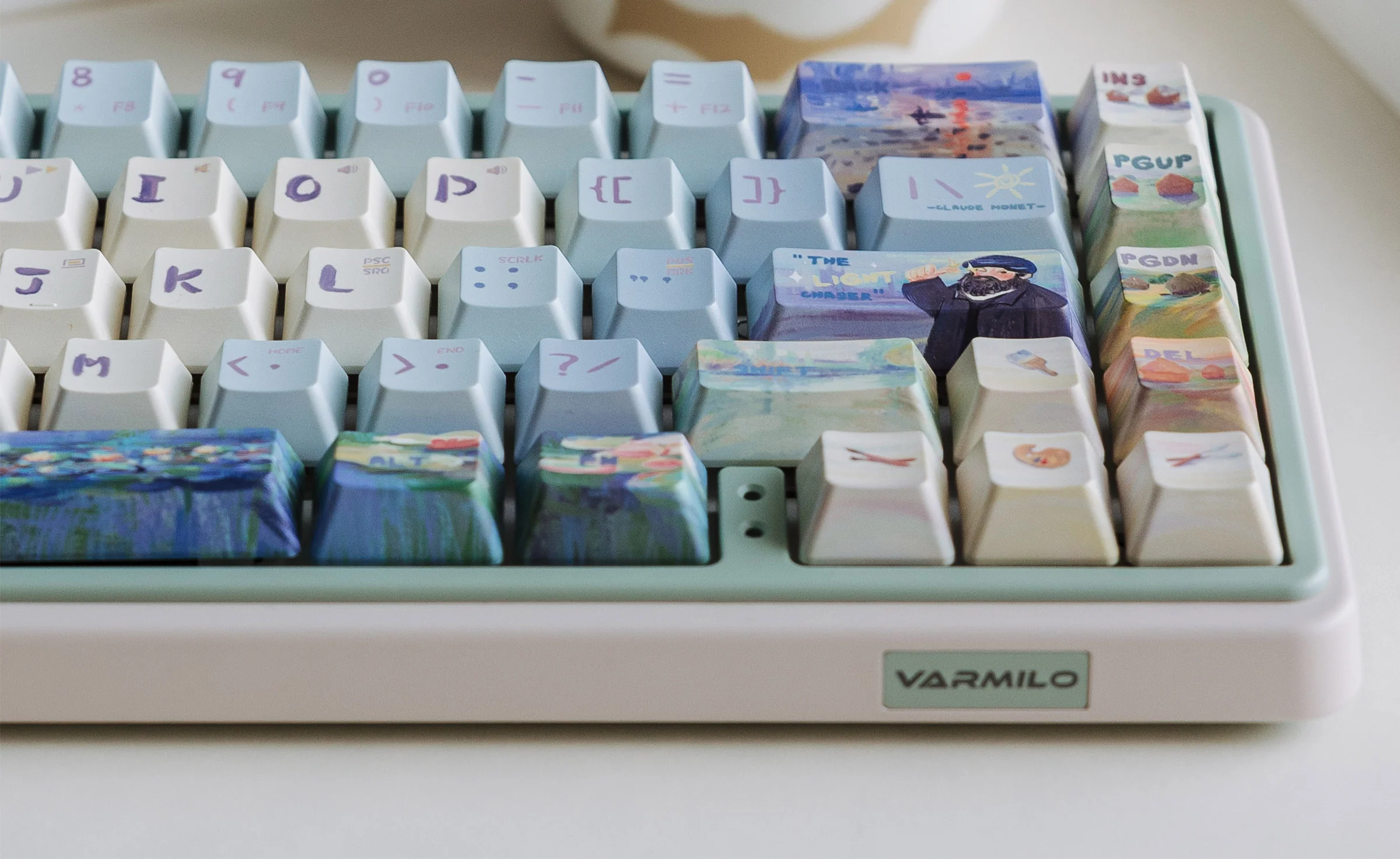 Varmilo Monet 67 Key Dye Sub PBT Keycap Set - Image 5