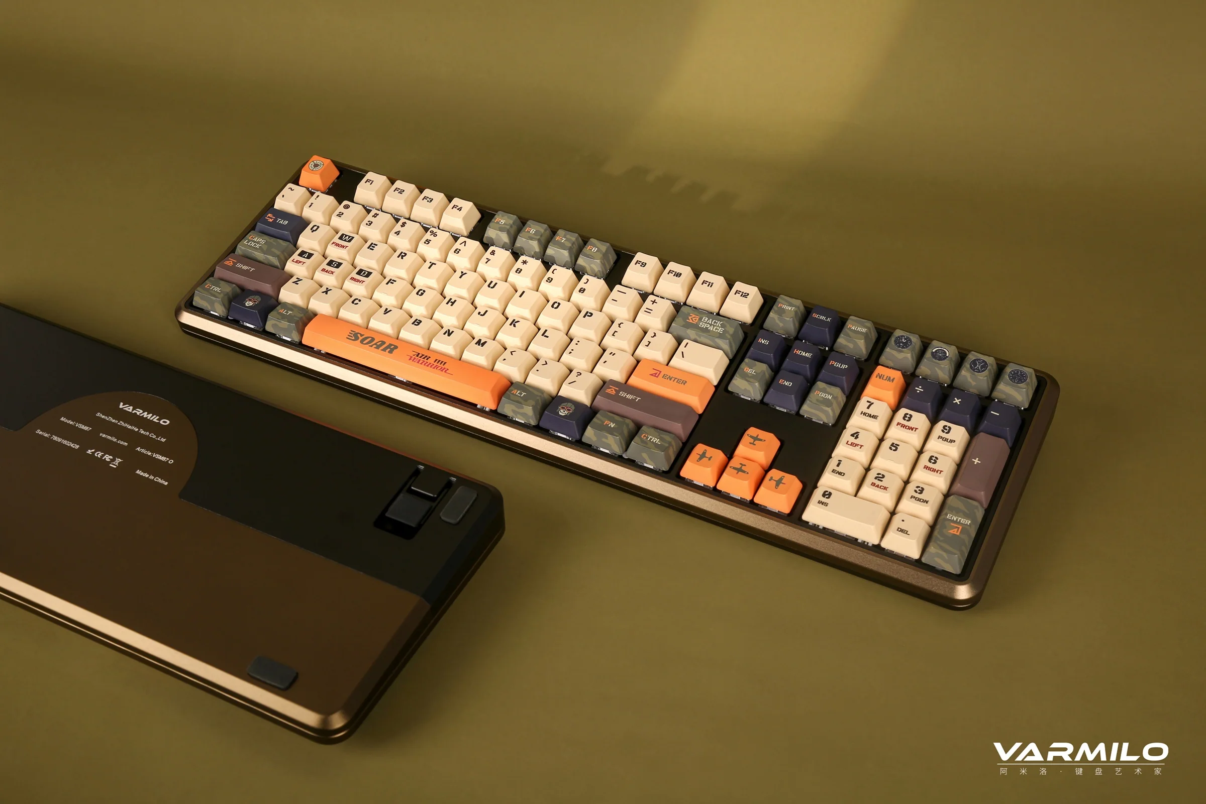 Varmilo Sword 2-108 Warrior Soar Dye Sub PBT Aluminum EC Mechanical Keyboard - Image 2