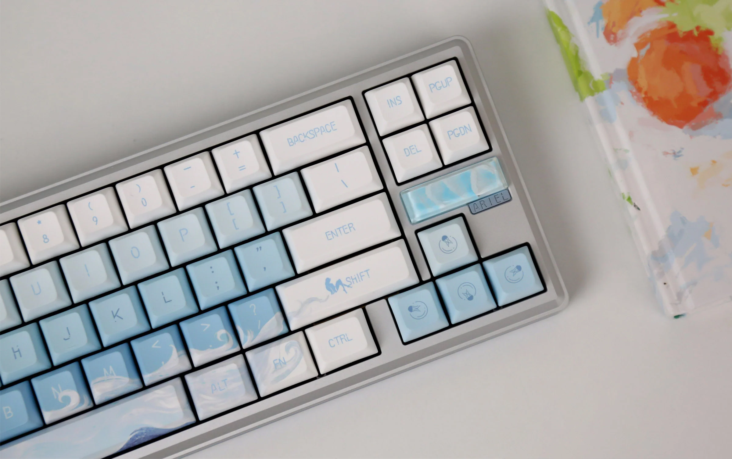 Varmilo Sword68 Ariel Aluminum 65% Hotswap Wireless RGB Mechanical Keyboard - Image 10