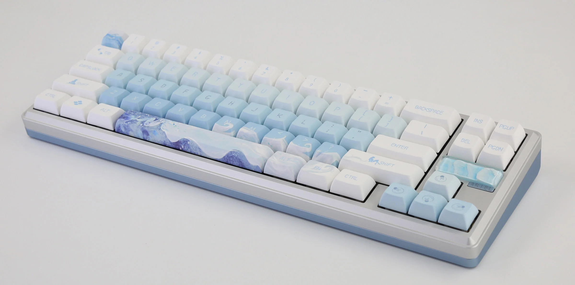 Varmilo Sword68 Ariel Aluminum 65% Hotswap Wireless RGB Mechanical Keyboard - Image 6