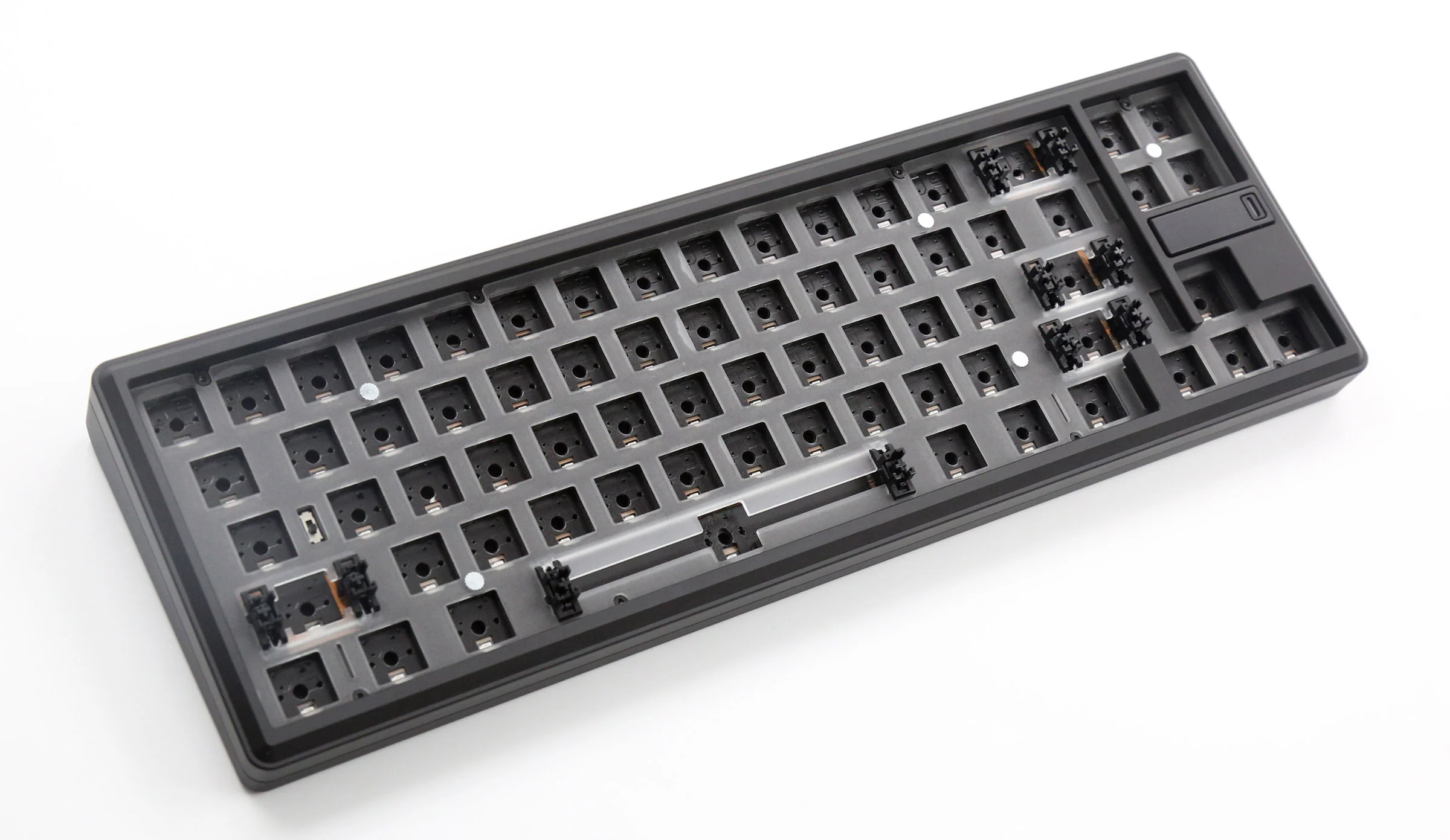 Varmilo Sword68 Classic Black Aluminum Barebones 65% Hotswap Bluetooth RGB Mechanical Keyboard - Image 3