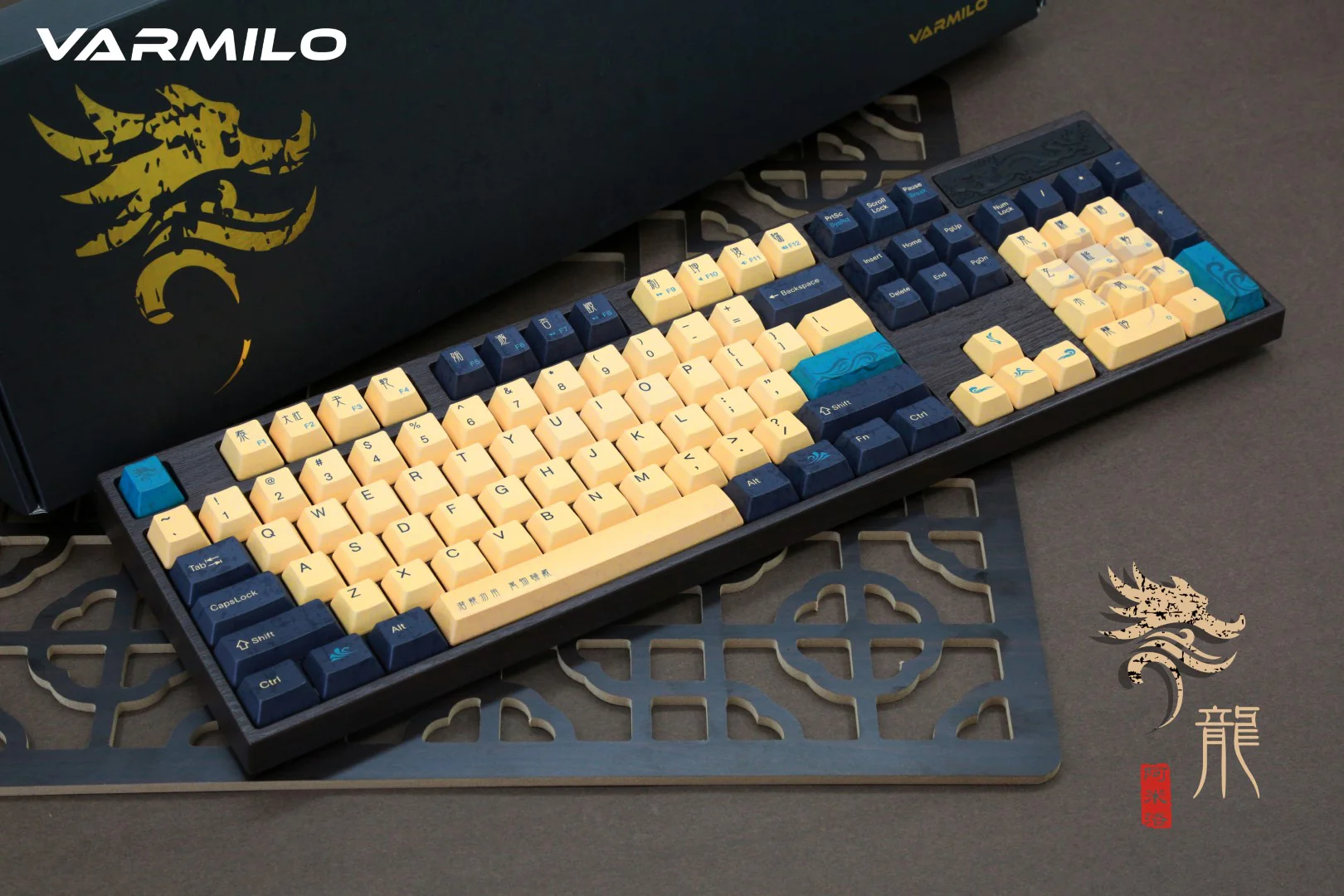 Varmilo VA104S Loong II White LED Dye Sub PBT Mechanical Keyboard - Image 9