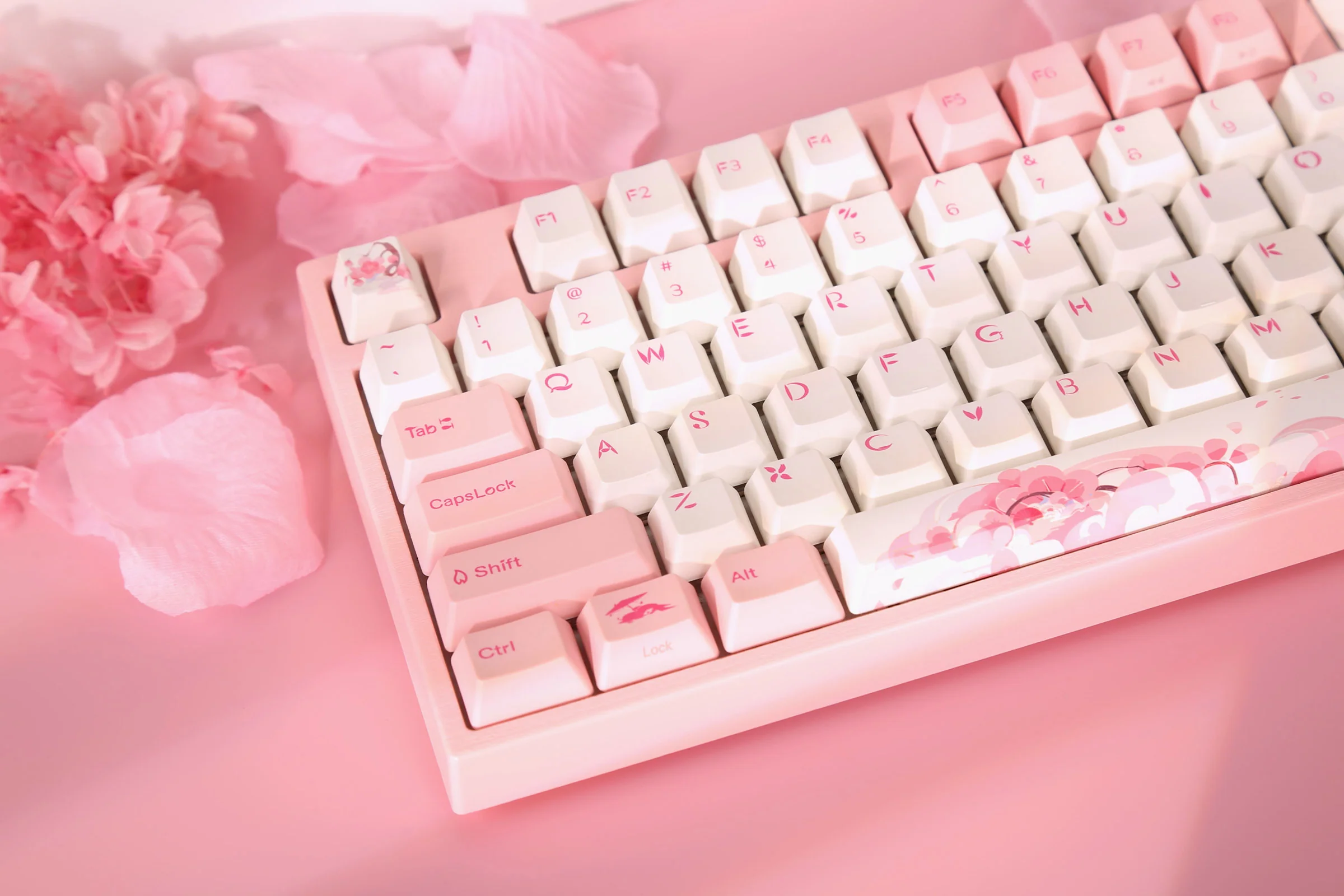 Varmilo VA Series V2 Sakura Round 2 Mechanical Keyboard - Image 3
