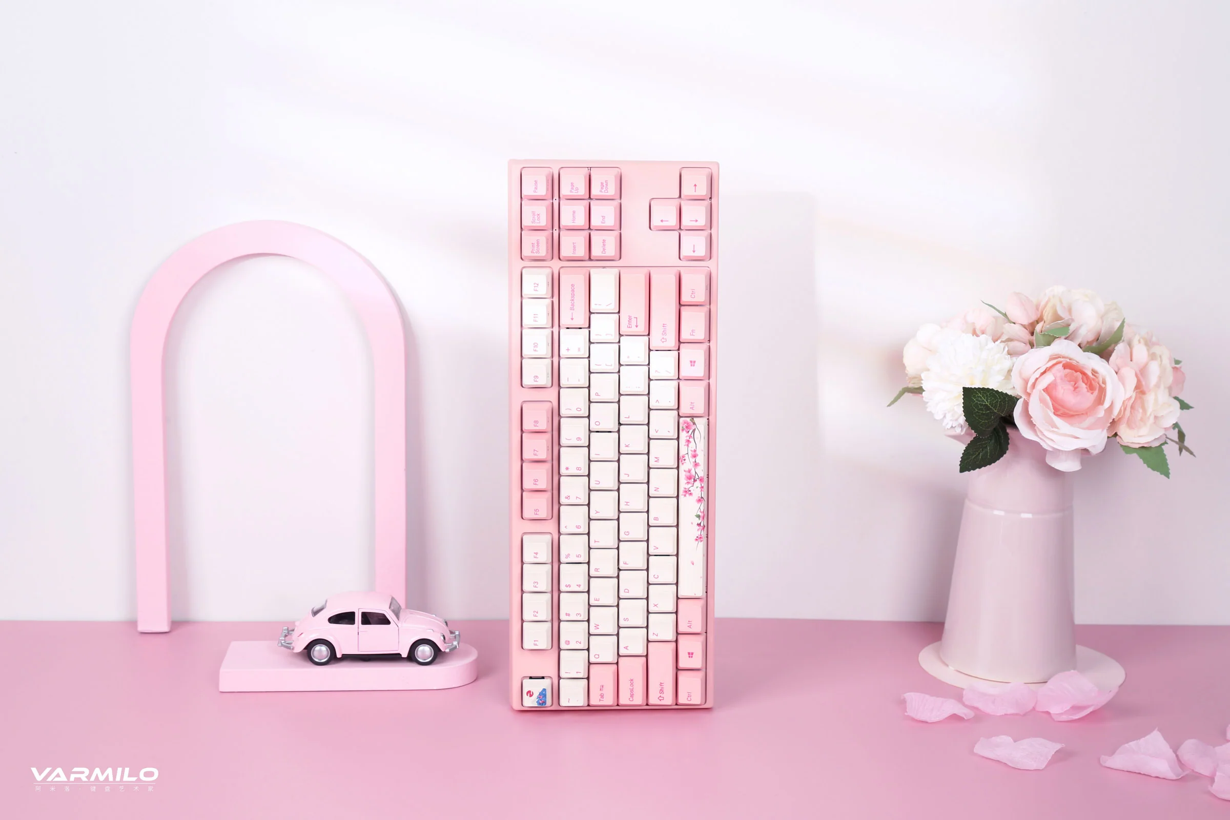 Varmilo VA Series V2 Sakura Round 1 TKL Mechanical Keyboard - Image 5