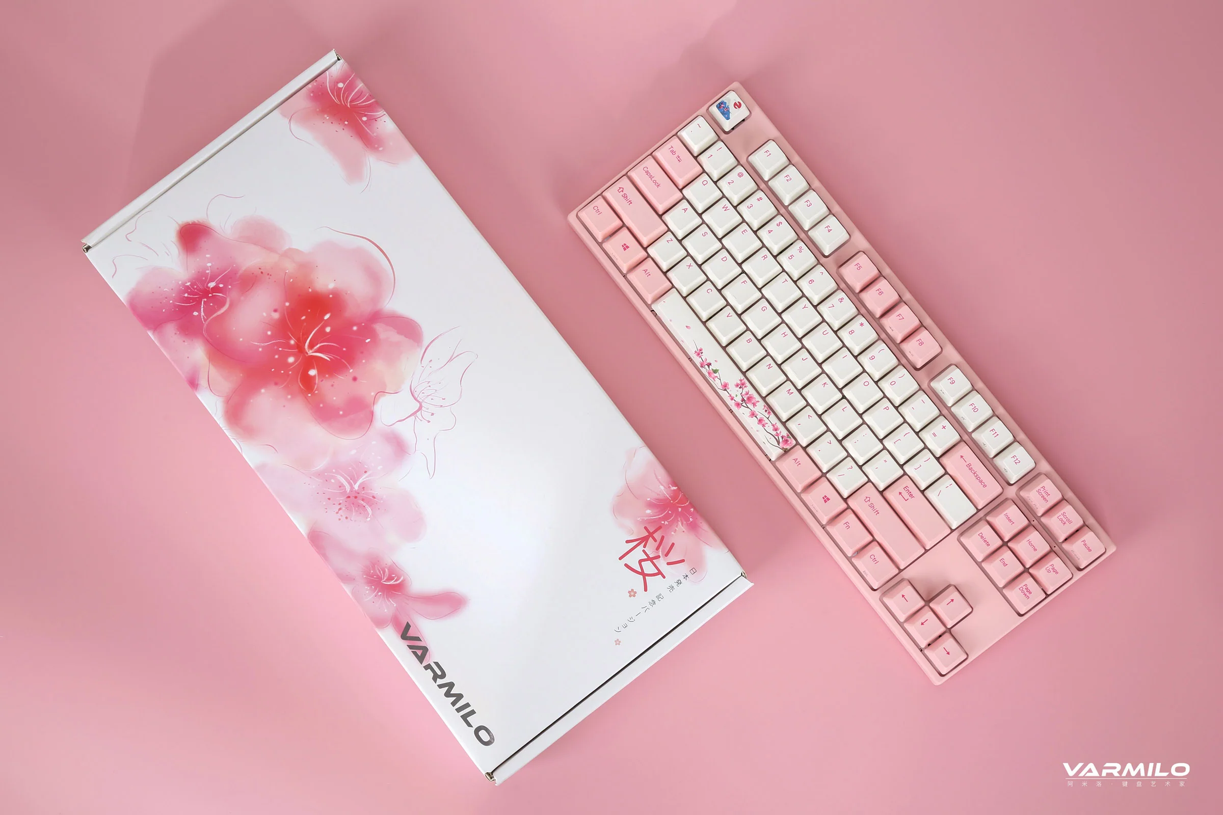 Varmilo VA Series V2 Sakura Round 1 TKL Mechanical Keyboard - Image 7
