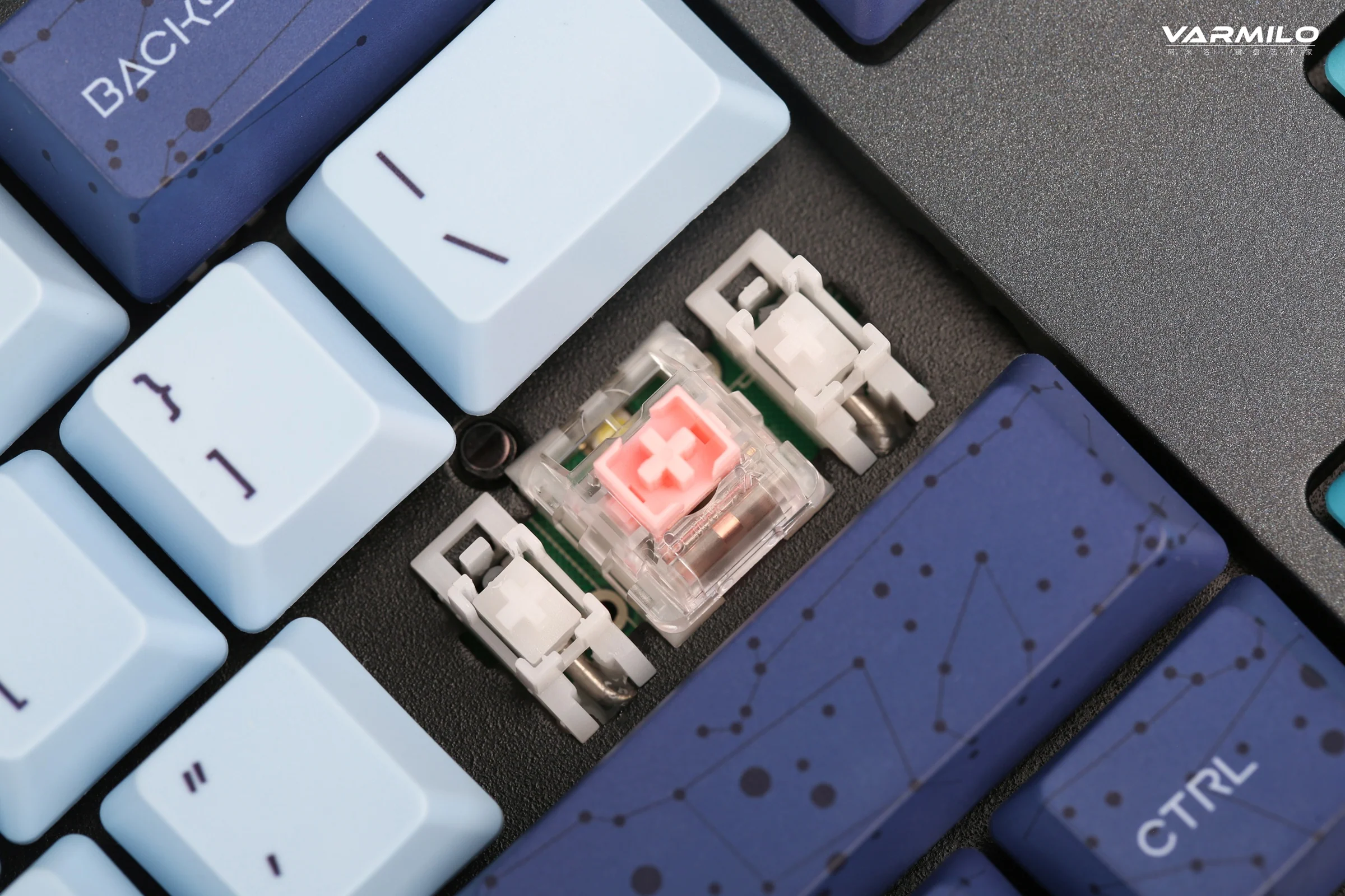 Varmilo VA Series V2 Aurora Bluetooth White LED Mechanical Keyboard - Image 10