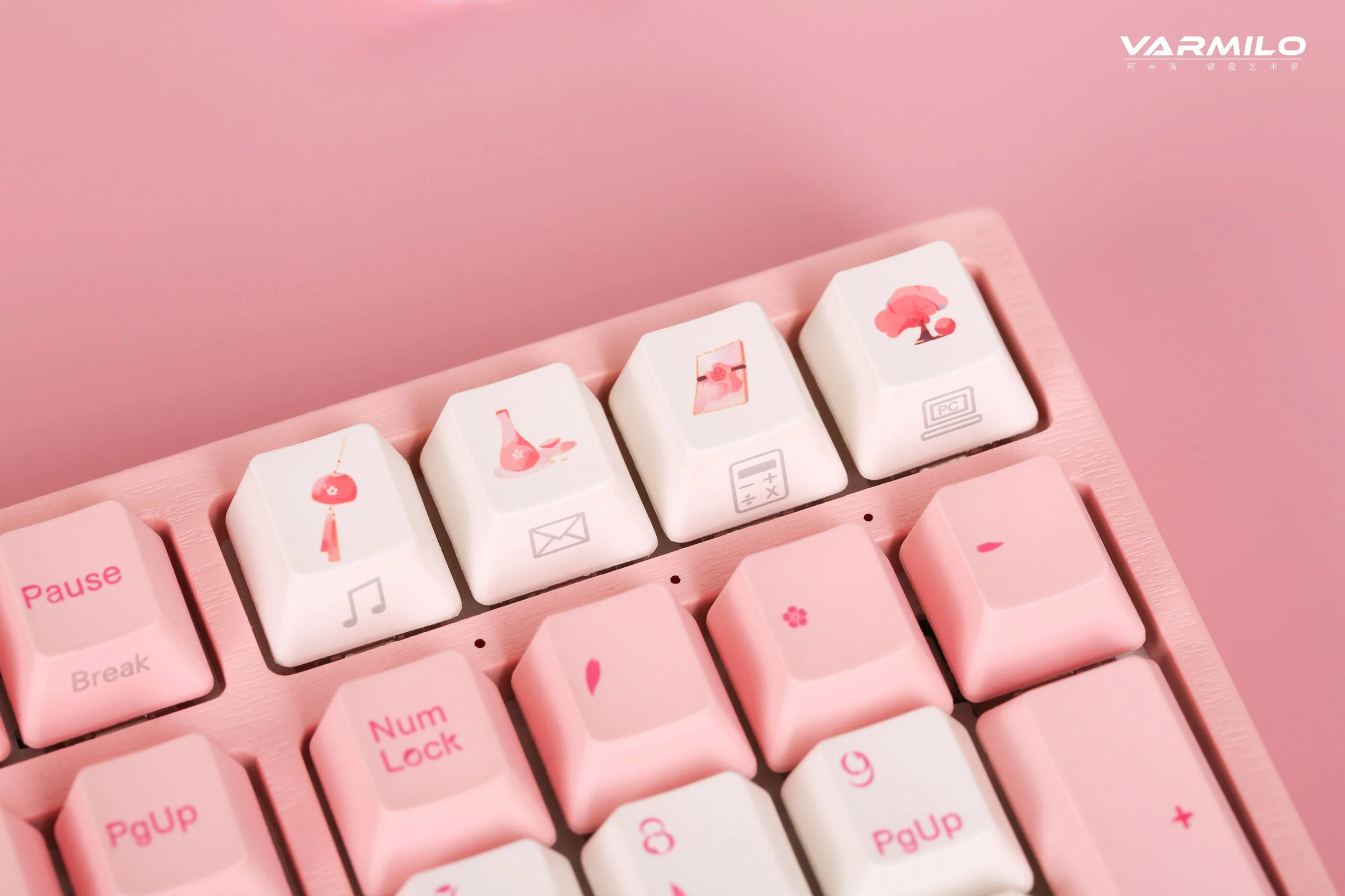 Varmilo VA Series V2 Sakura Round 2 Bluetooth Mechanical Keyboard - Image 11