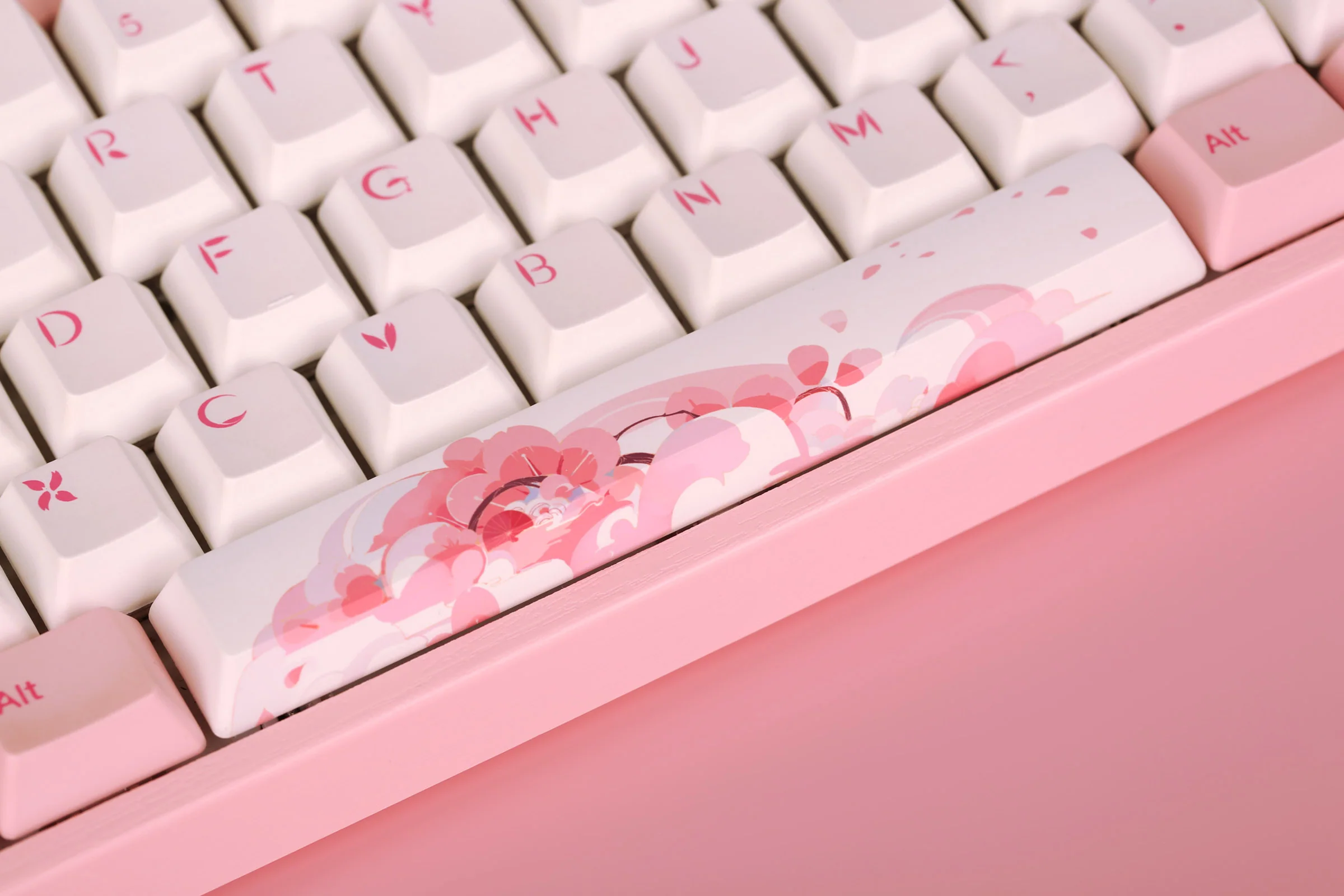 Varmilo VA Series V2 Sakura Round 2 Bluetooth Mechanical Keyboard - Image 5