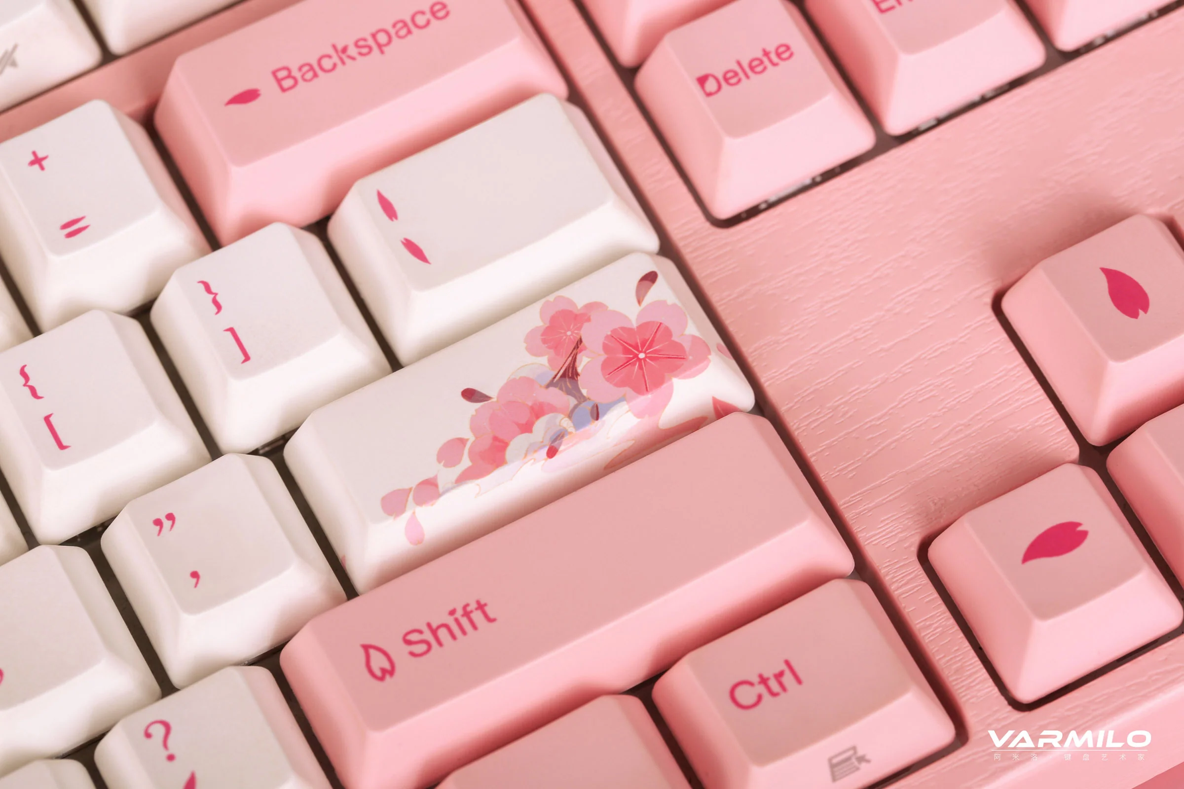 Varmilo VA Series V2 Sakura Round 2 Bluetooth Mechanical Keyboard - Image 6
