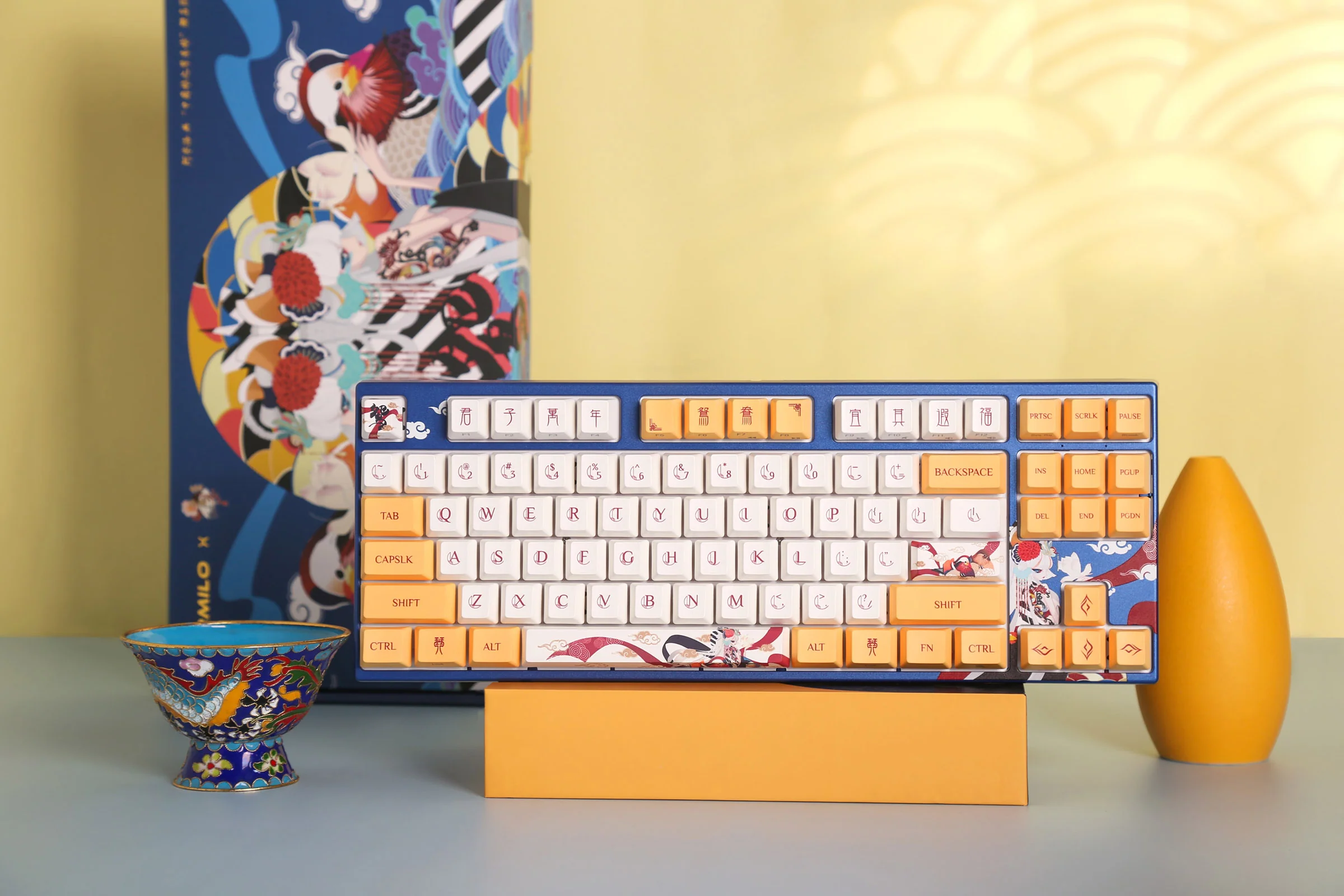 Varmilo MA Series V2 Love Birds Yuan (You) White LED TKL EC Mechanical Keyboard - Image 10
