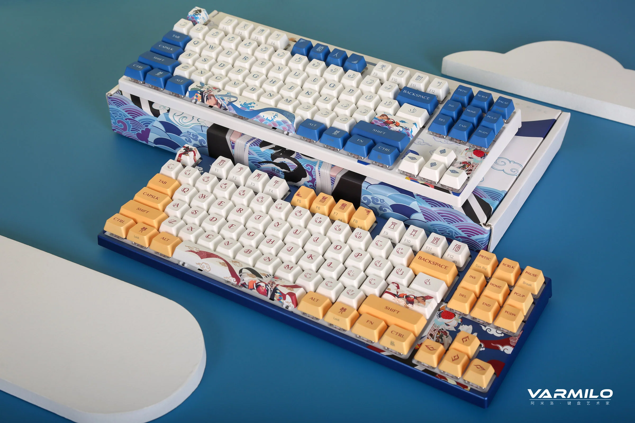 Varmilo MA Series V2 Love Birds Yuan (You) White LED TKL EC Mechanical Keyboard - Image 11