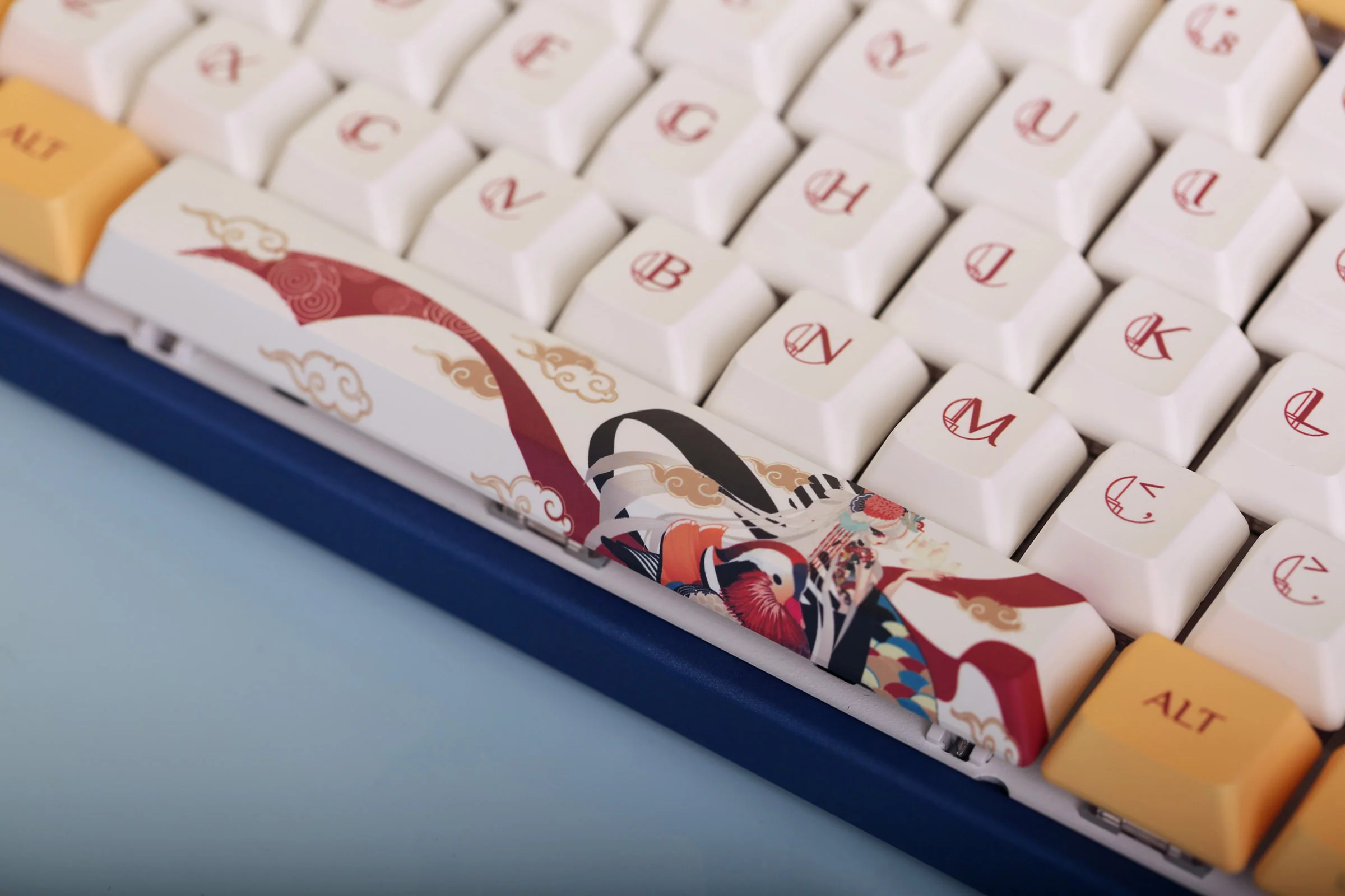 Varmilo MA Series V2 Love Birds Yuan (You) White LED TKL EC Mechanical Keyboard - Image 4