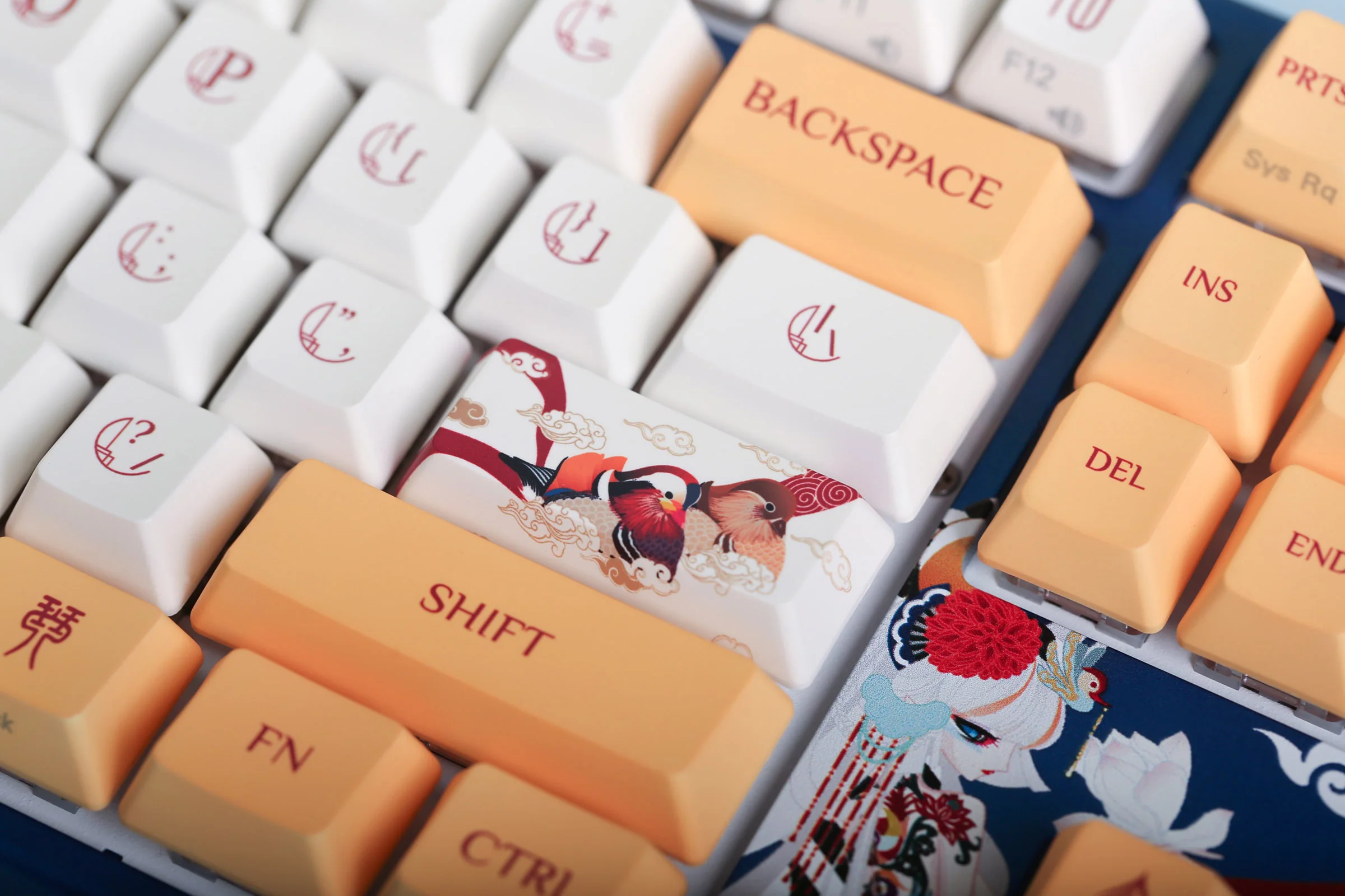 Varmilo MA Series V2 Love Birds Yuan (You) White LED TKL EC Mechanical Keyboard - Image 7