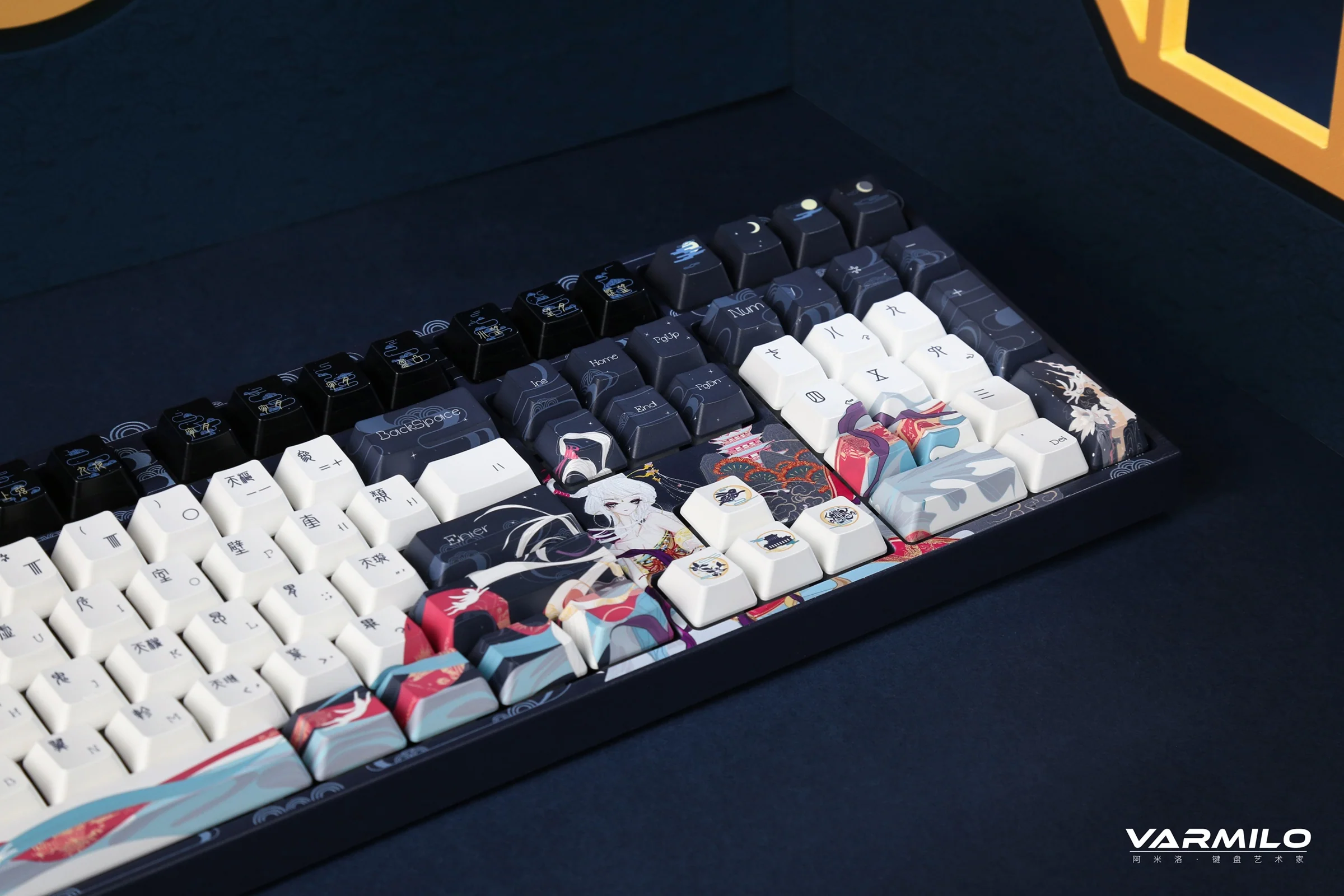 Varmilo VPE108 Chang'e Full Size Hotswap Triple Mode White LED Dye Sub Mechanical Keyboard - Image 6