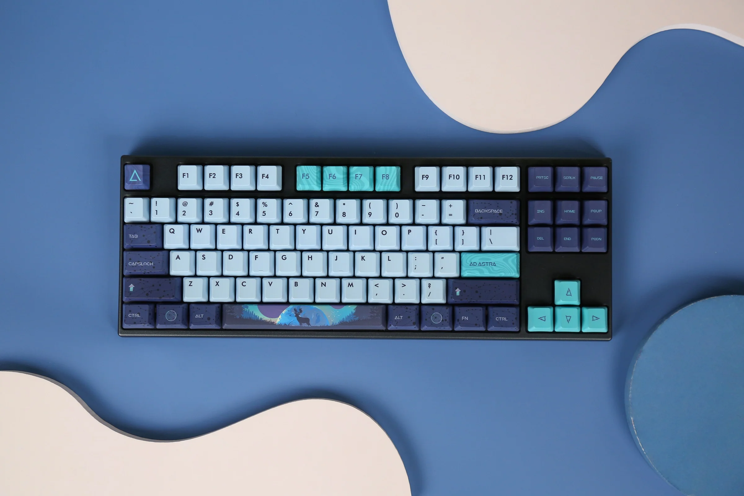 Varmilo VPE87 Aurora TKL Hotswap Triple Mode White LED Mechanical Keyboard - Image 9