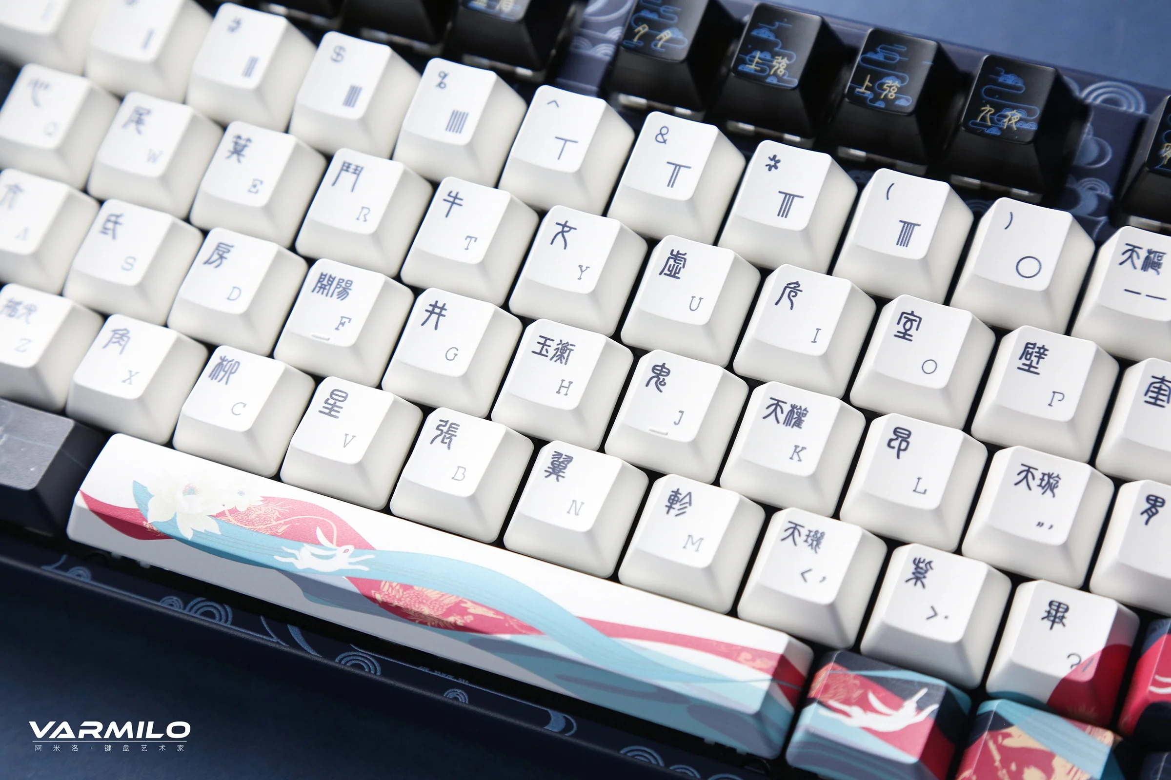 Varmilo VPE87 Chang'e TKL Hotswap Triple Mode White LED Dye Sub Mechanical Keyboard - Image 8