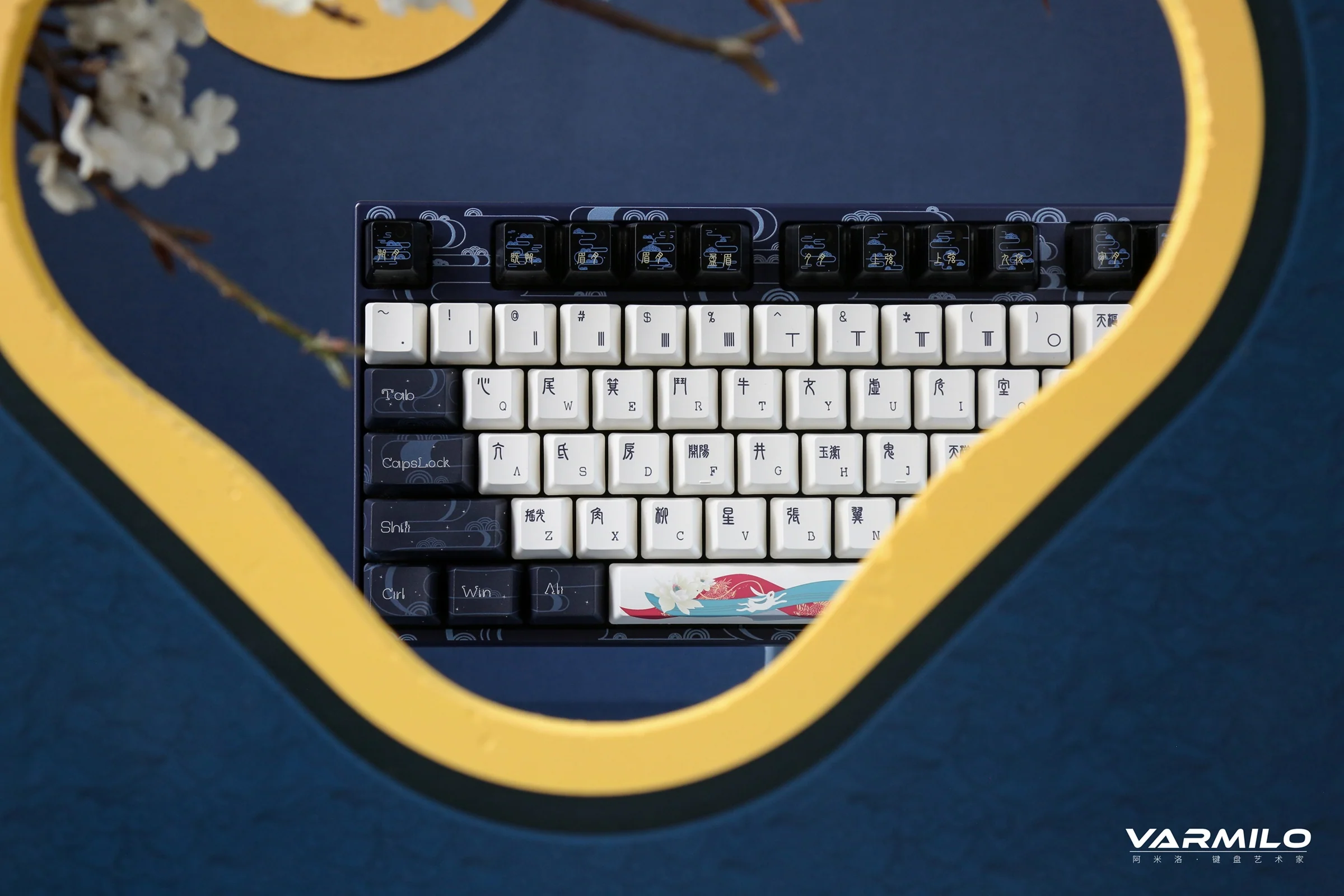 Varmilo VPE87 Chang'e TKL Hotswap Triple Mode White LED Dye Sub Mechanical Keyboard - Image 9