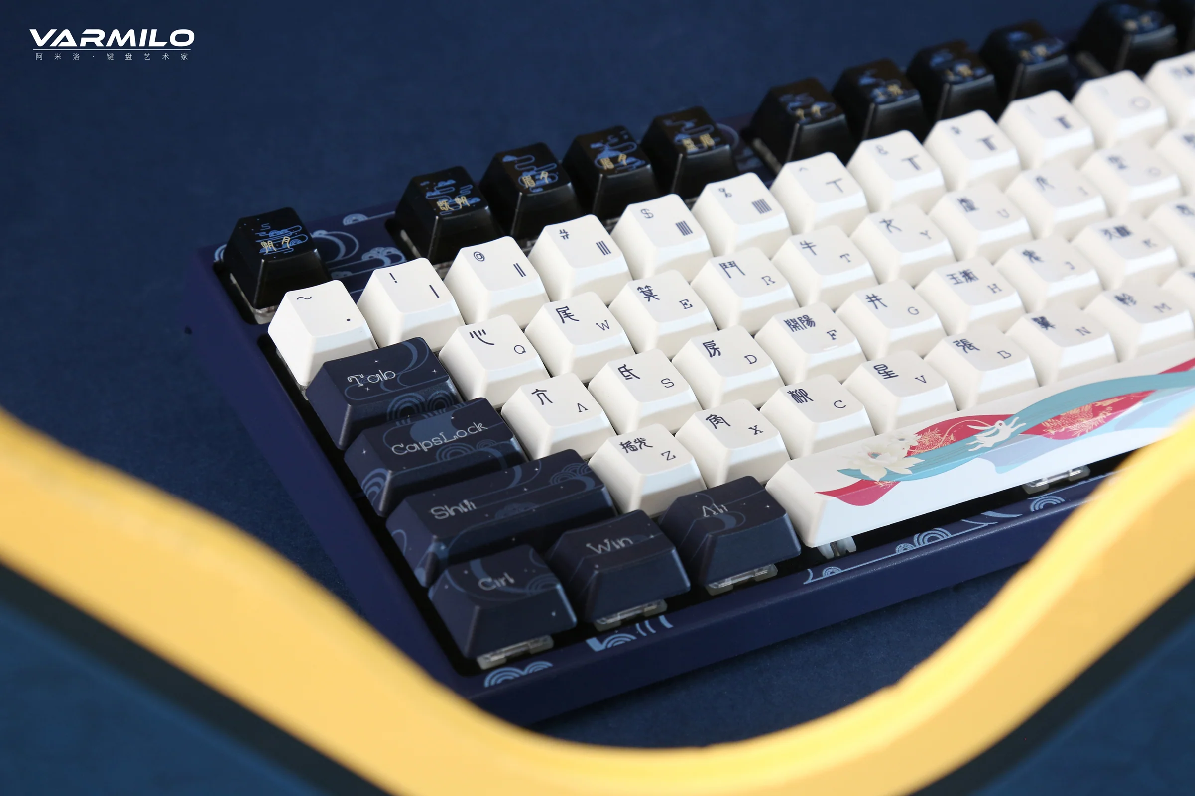 Varmilo VPH87 Chang'e White LED TKL Dye Sub PBT Mechanical Keyboard - Image 3