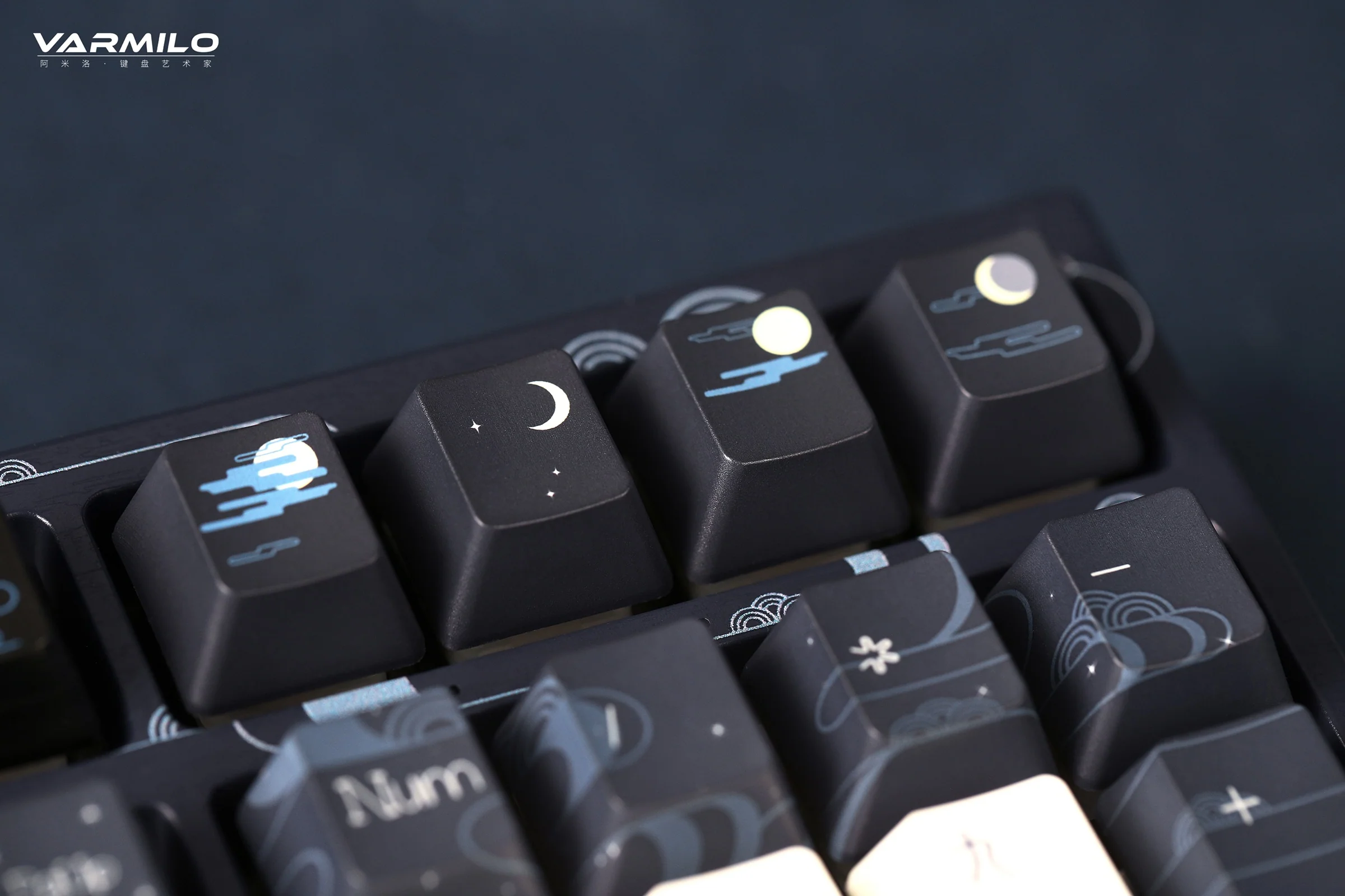 Varmilo VPM108 Chang'e Full Size White LED Dye Sub PBT EC Mechanical Keyboard - Image 10