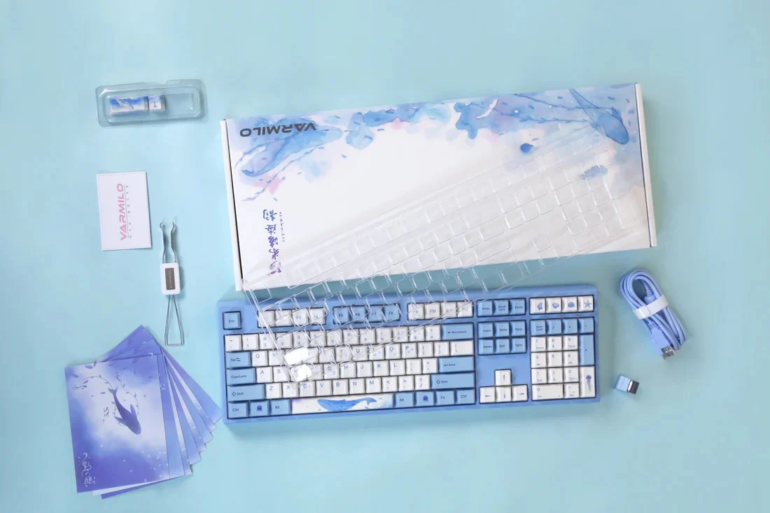 Varmilo VPT108 Sea Melody Hotswap Wireless RGB Keyboard - Image 11