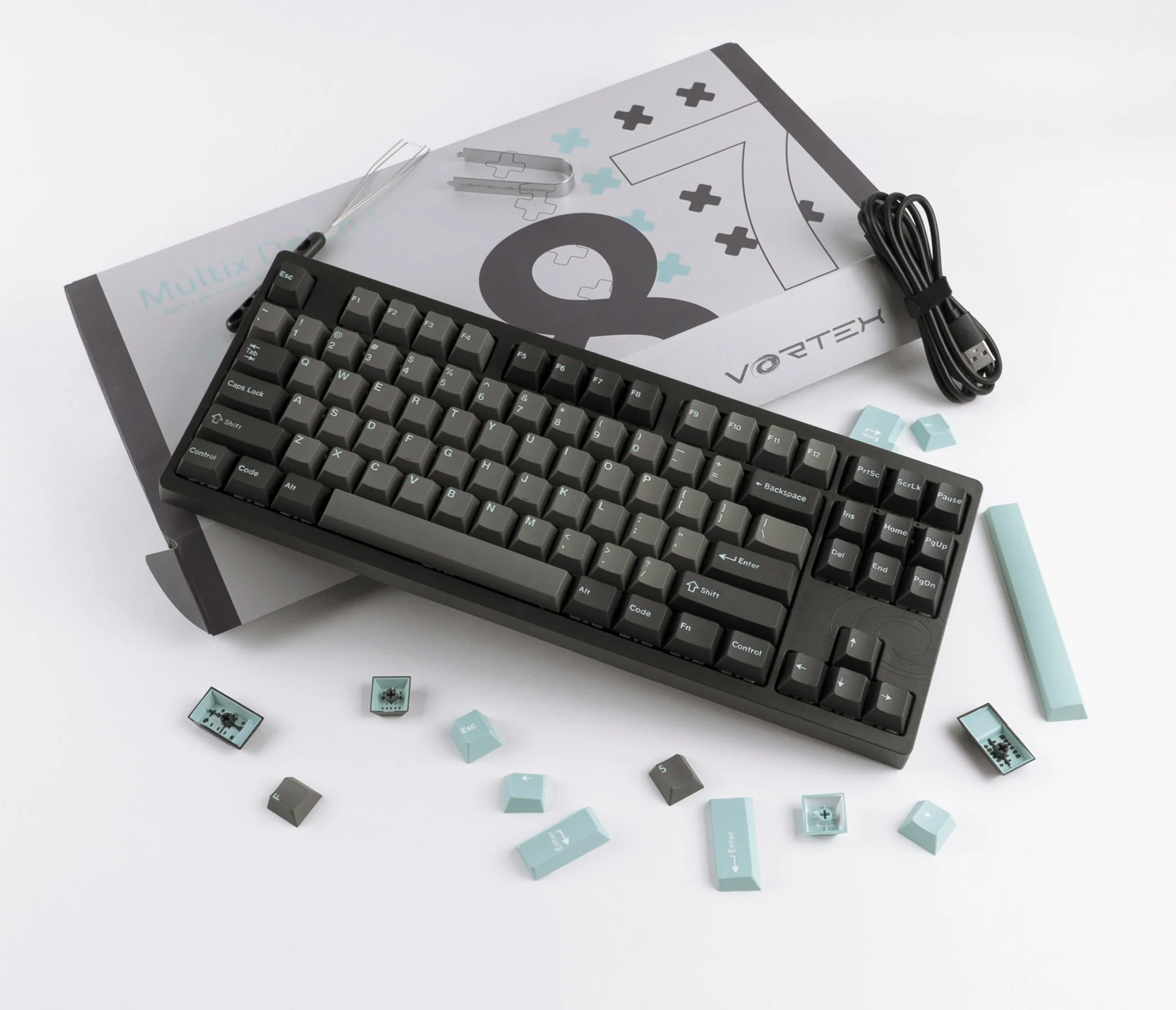 Vortex Multix 87 Dolch TKL Hotswap Mechanical Keyboard - Image 11