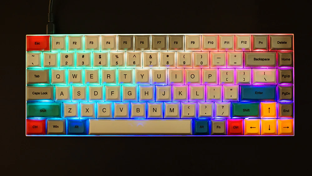 Vortex Race 3 RGB LED TKL Dye Sub PBT Mechanical Keyboard - Image 2