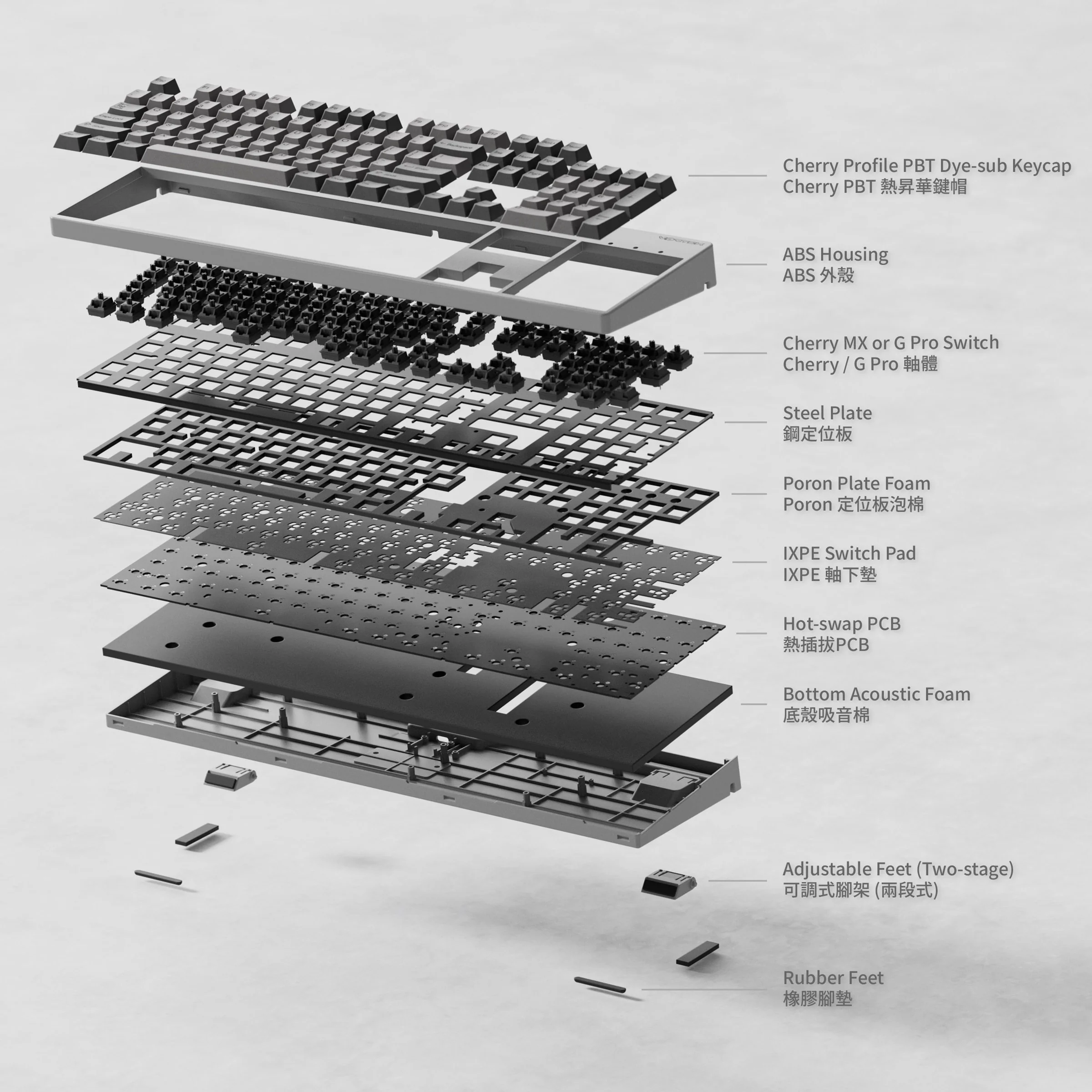 Vortex TYPE Wireless Hotswap Keyboard - Image 2
