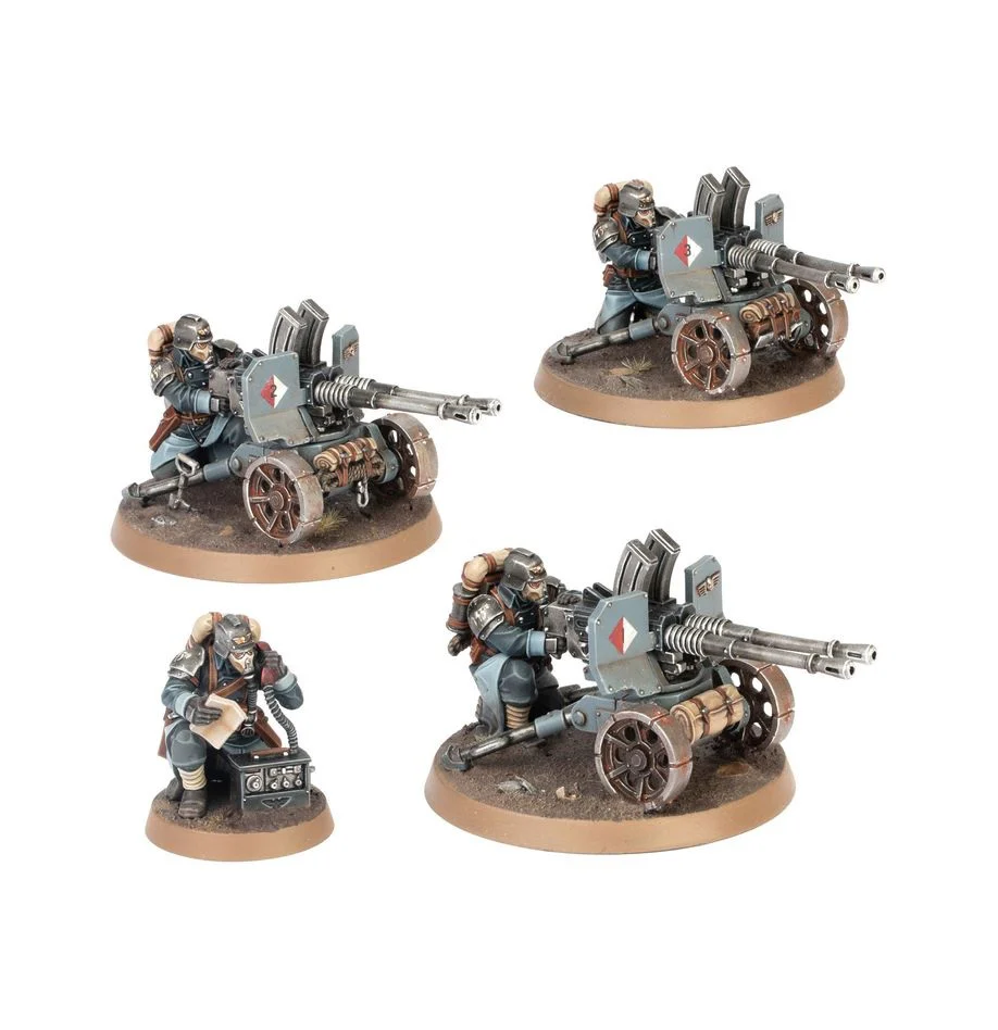 Warhammer 40000 Astra Militarum Krieg Heavy Weapons Squad - Image 2