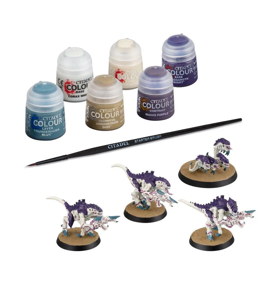 Warhammer 40000 Tyranids Termagants and Ripper Swarm and Paints - Image 3