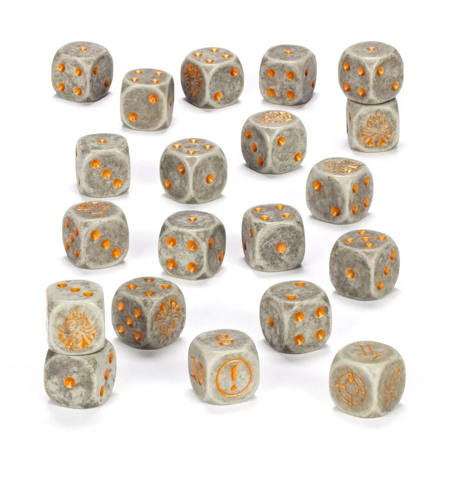 Warhammer The Old World Dwarfen Mountain Holds Dice Set - Image 2