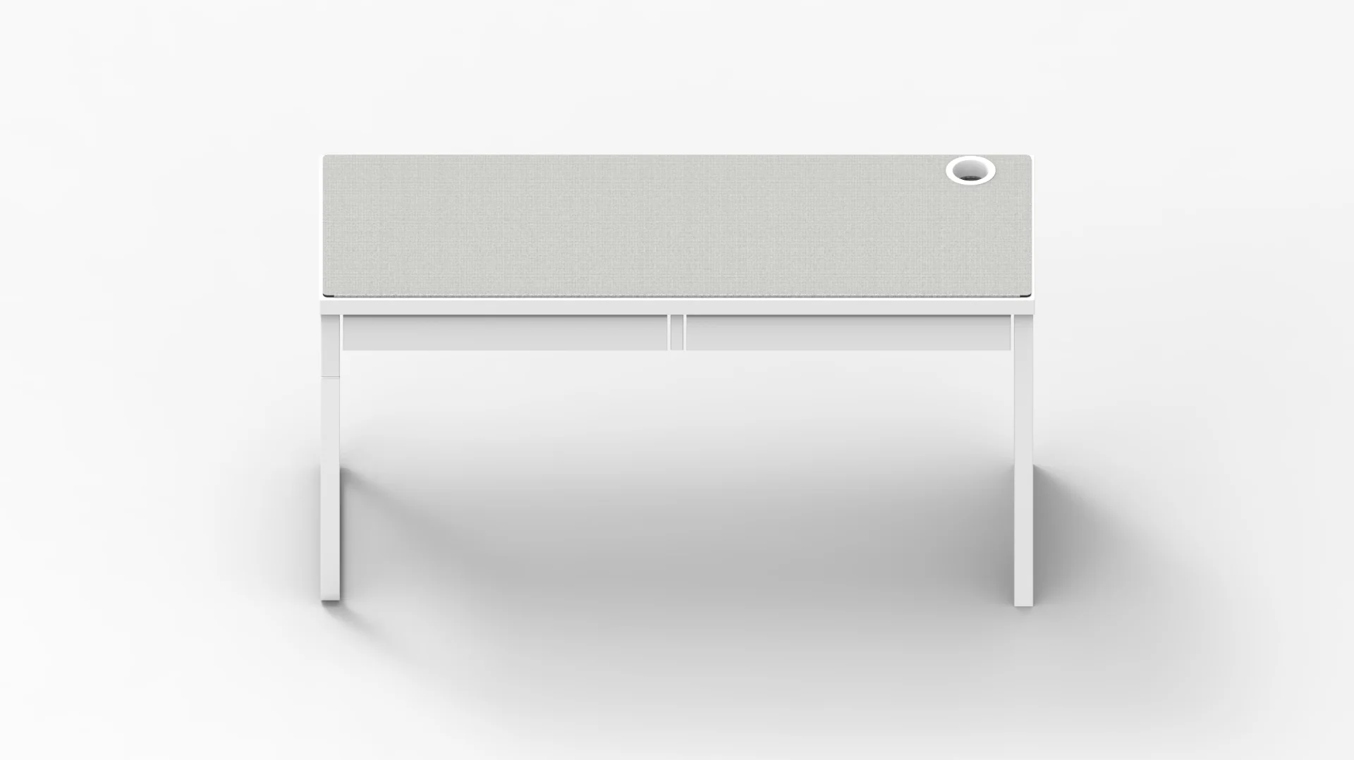 White IKEA MICKE Desk Mat (56" / 142 cm) Full-desk Mouse Pad - Image 5